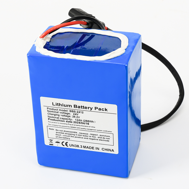 High Power Customized 24V 12Ah Lithium Battery for24V 12Ah Lithium Battery